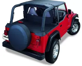 Bestop Black Diamond Header Standard Targa Style Bikini Top Jeep Wrangler 2003-2006