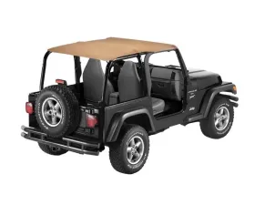 Bestop Spice Strapless Extended Safari Style Bikini Top Jeep Wrangler 1997-2002