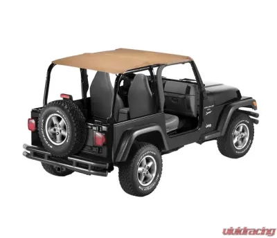 Bestop Spice Strapless Extended Safari Style Bikini Top Jeep Wrangler 1997-2002 - 52530-37