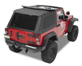 Bestop Black Diamond Replace-A-Top for Trektop Hardware Tinted Window Jeep Wrangler 2-Door 2007-2018