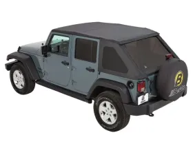 Bestop Black Diamond Replace-A-Top for Trektop Hardware Tinted Window Jeep Wrangler 4-Door 2007-2018