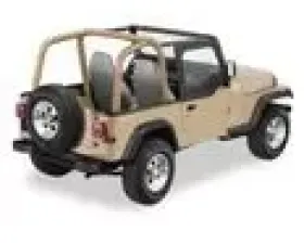 Bestop Black Denim Fabric Door Skins Jeep Wrangler 1988-1995