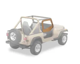 Bestop Spice Fabric Door Skins Jeep Wrangler 1997-2006