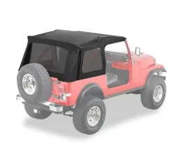Bestop Black Denim Supertop Classic Soft Top Jeep CJ-7 | Wrangler 1976-1995