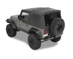 Bestop Black Denim Supertop Soft Top Jeep Wrangler 1988-1995
