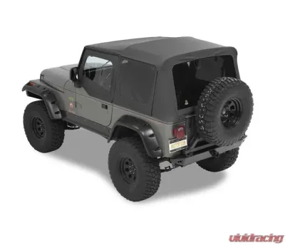 Bestop Black Denim Supertop Soft Top Jeep Wrangler 1988-1995 - 54601-15