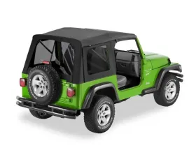 Bestop Black Denim Supertop Classic Soft Top Jeep Wrangler 1997-2006
