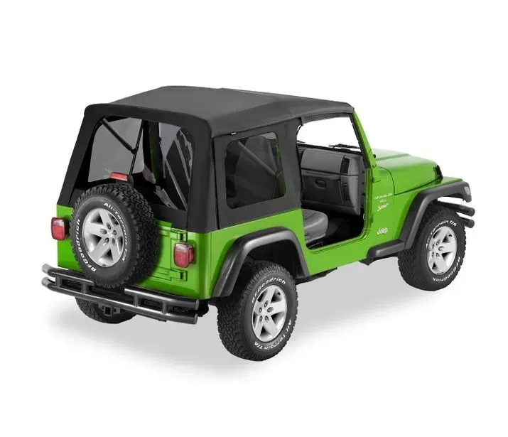 Bestop Black Diamond Supertop Classic Soft Top Jeep Wrangler 1997-2006 - 54709-35