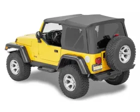 Bestop Black Denim Supertop Soft Top Jeep Wrangler 1997-2006