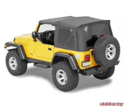 Bestop Black Denim Supertop Soft Top Jeep Wrangler 1997-2006 - 54720-35