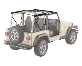 Bestop Black OE Style Replacement Bow & Frame Hardware Kit Jeep Wrangler 1997-2006