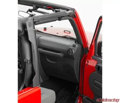 Bestop Black Door Surrounds Jeep Wrangler 2-Door 2007-2018 - 55010-01