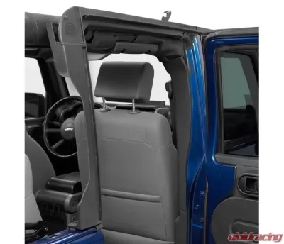 Bestop Black Door Surrounds Jeep Wrangler 4-Door 2010-2018 - 55011-01