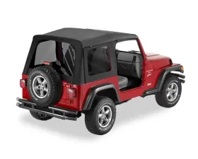 Bestop Black Denim Supertop Classic Replacement Skin Tinted Window Jeep Wrangler 1997-2006