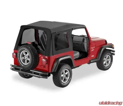 Bestop Black Denim Supertop Classic Replacement Skin Tinted Window Jeep Wrangler 1997-2006 - 55629-15