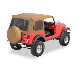 Bestop Spice Supertop Classic Replacement Skin Tinted Window Jeep CJ-7 | Wrangler 1976-1995