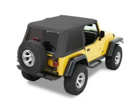 Bestop Black Denim Trektop Soft Top Jeep Wrangler 1997-2006
