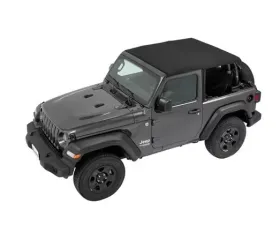 Bestop Black Twill Trektop Soft Top Jeep Wrangler 2-Door 2018-2021