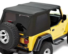 Bestop Black Twill Trektop Soft Top Jeep Wrangler 1997-2006