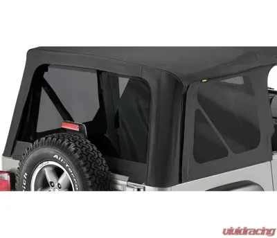 Bestop Black Diamond Tinted Window Kit for Replace-a-Top Jeep Wrangler 2003-2006 - 58128-35