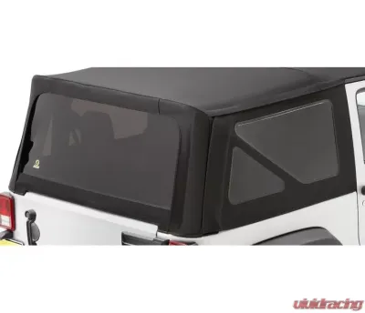 Bestop Black Diamond Tinted Window Kit for Sailcloth Replace-A-Top Jeep Wrangler 2-Door 2007-2010 - 58129-35