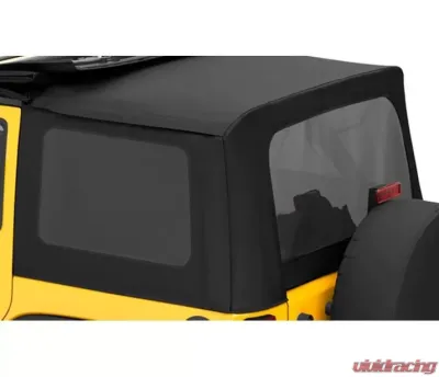 Bestop Black Diamond Tinted Window Kit for Sailcloth Replace-A-Top Jeep Wrangler 4-Door 2011-2018 - 58135-35