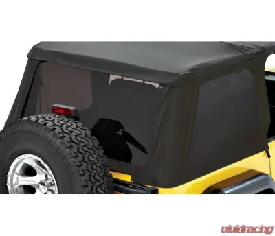 Bestop Black Denim Tinted Window Kit for Trektop NX Jeep Wrangler 1997-2006 - 58220-15