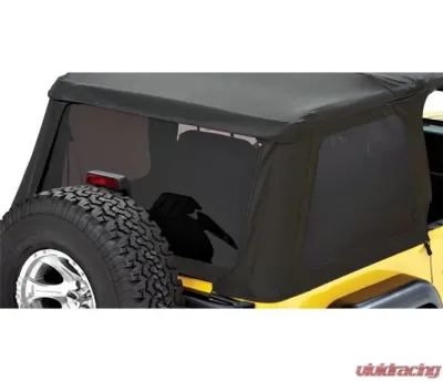 Bestop Black Twill Tinted Window Kit for Trektop NX Jeep Wrangler 1997-2006 - 58420-17