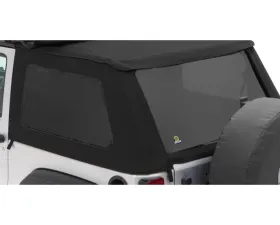 Bestop Black Twill Tinted Window Kit for Trektop NX Jeep Wrangler 2-Door 2007-2018