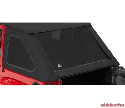 Bestop Black Twill Tinted Window Kit for Trektop NX Jeep Wrangler 4-Door 2007-2018 - 58423-17