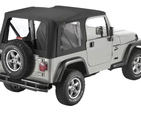 Bestop Black Sailcloth Replace-a-Top Clear Windows Jeep Wrangler 1997-2002