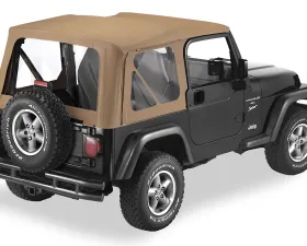 Bestop Spice Sailcloth Replace-a-Top Clear Windows Jeep Wrangler 1997-2002