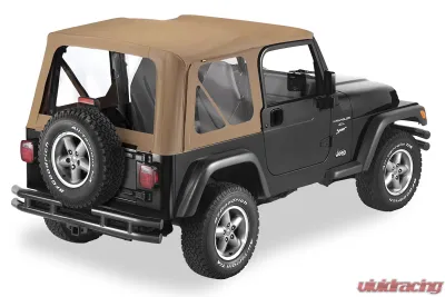 Bestop Spice Sailcloth Replace-a-Top Clear Windows Jeep Wrangler 1997-2002 - 79122-37