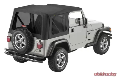 Bestop Black Sailcloth Replace-a-Top Tinted Windows Jeep Wrangler 1997-2002 - 79139-01