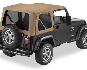 Bestop Spice Sailcloth Replace-a-Top Tinted Windows Jeep Wrangler 1997-2002