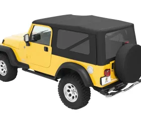 Bestop Black Diamond Sailcloth Replace-a-Top Tinted Windows Jeep Wrangler 2004-2006