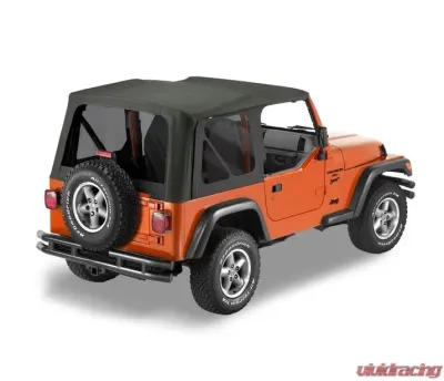 Bestop Black Diamond Sailcloth Replace-a-Top Tinted Windows Jeep Wrangler 2003-2006 - 79141-35