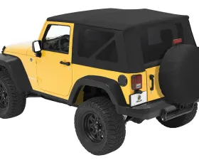 Bestop Black Diamond Sailcloth Replace-a-Top Tinted Windows Jeep Wrangler 2-Door 2010-2018