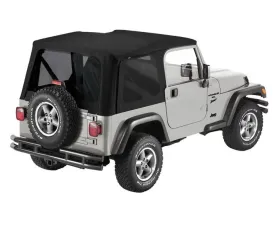 Bestop Black Twill Replace-a-Top for OEM Hardware Tinted Windows Jeep Wrangler 1997-2006