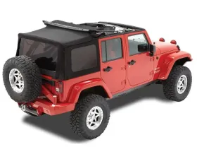 Bestop Black Twill Replace-a-Top for OEM Hardware Tinted Windows Jeep Wrangler 4-Door 2010-2018