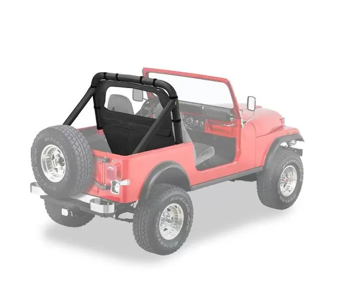 Bestop Black Denim Standard Windjammer Jeep CJ-5 | CJ-7 | Wrangler 1980-1995 - 80028-15