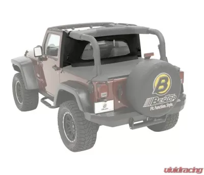 Bestop Black Denim Wrap-Around Windjammer Jeep Wrangler 1997-2002 - 80033-15