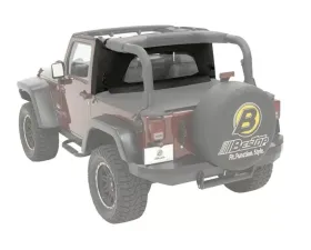 Bestop Black Diamond Wrap-Around Windjammer Jeep Wrangler 2-Door 2007-2018