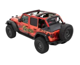Bestop Black Diamond Duster Deck Cover Jeep Wrangler JL 2-Door 2018-2021
