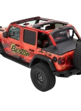 Bestop Black Diamond Duster Deck Cover Jeep Wrangler JL 2-Door 2018-2021                                     - 90035-35 - Image 2
