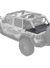 Bestop Black Diamond Duster Deck Cover Jeep Wrangler JL 2-Door 2018-2021                                     - 90035-35 - Image 2