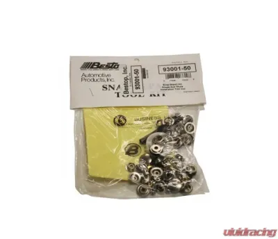 Bestop Silver Retail Package Snap Repair Kit Jeep CJ-5 | CJ-7 | Wrangler YJ 1955-1995 - 93001-50