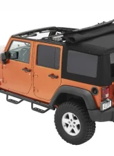 Bestop Supertop Ultra Black Twill Soft Top for Jeep Wrangler JK 4-Door 2007-2018                                     - 54424-17 - Image 4