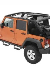 Bestop Supertop Ultra Black Twill Soft Top for Jeep Wrangler JK 4-Door 2007-2018                                     - 54424-17 - Image 2