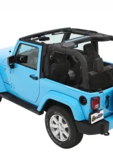 Bestop Trektop Slantback Soft Top Black Twill for Jeep Wrangler JK 2-Door 2007-2018                                     - 56452-17 - Image 4
